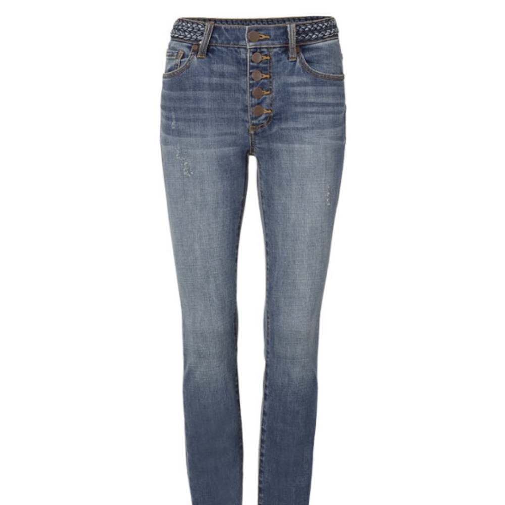 Button Fly Skinnies Sz 6